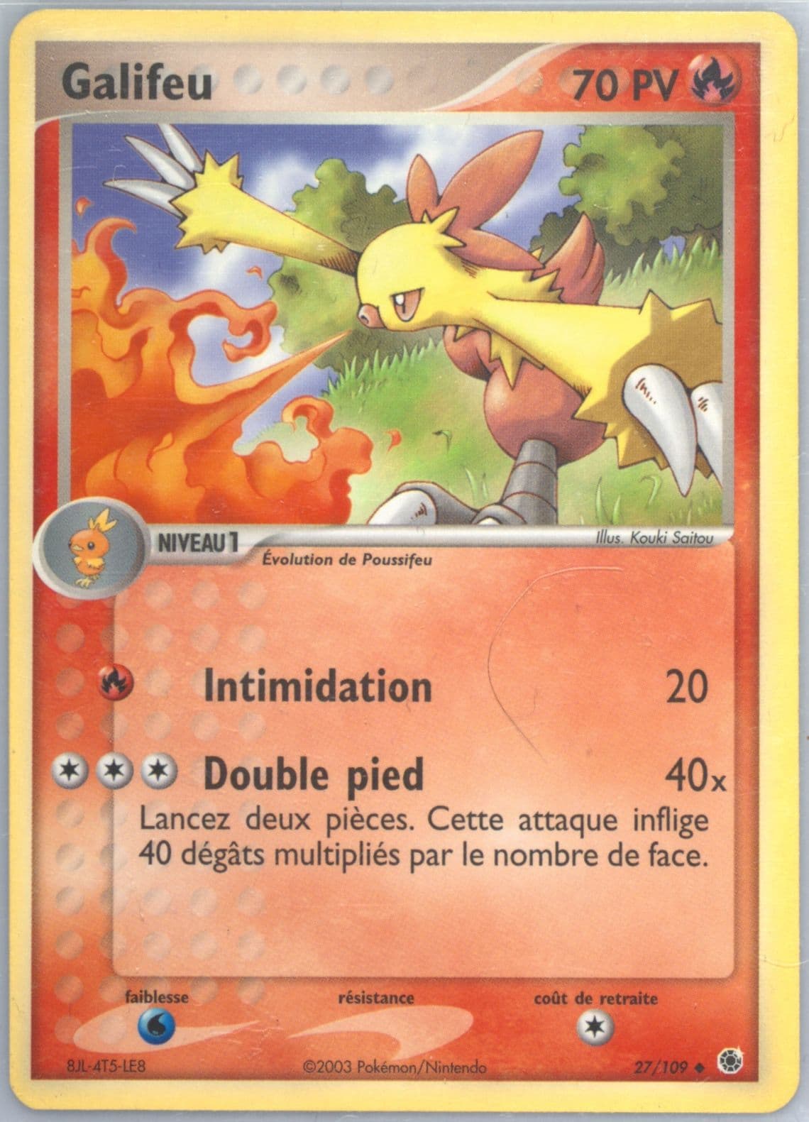 Galifeu French (27) 2003 Pokemon EX Ruby & Sapphire