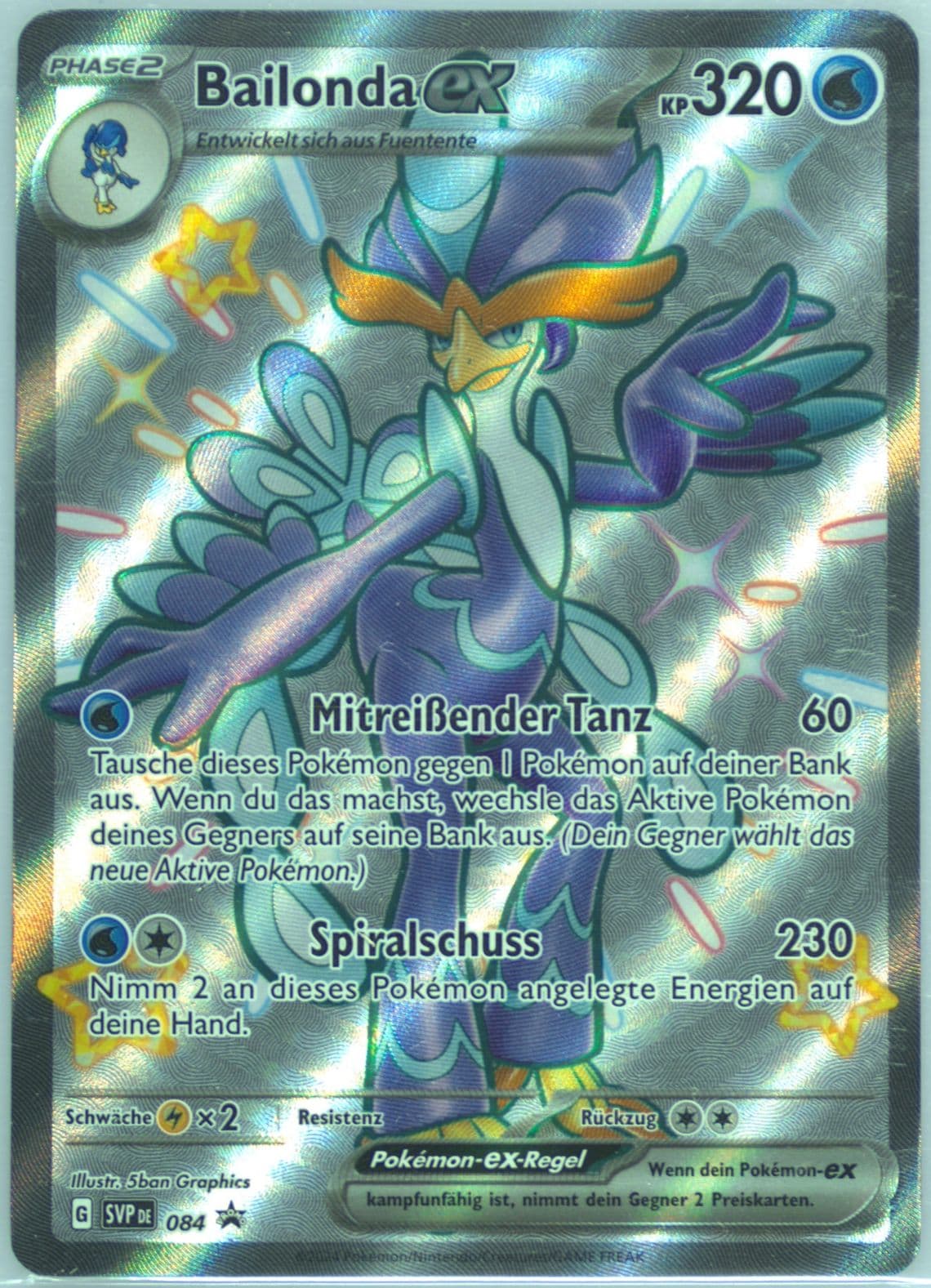 Quaquaval EX Quaquaval EX Premium Collection (084) 2023 Pokemon German Svp de-SV Black Star Promo