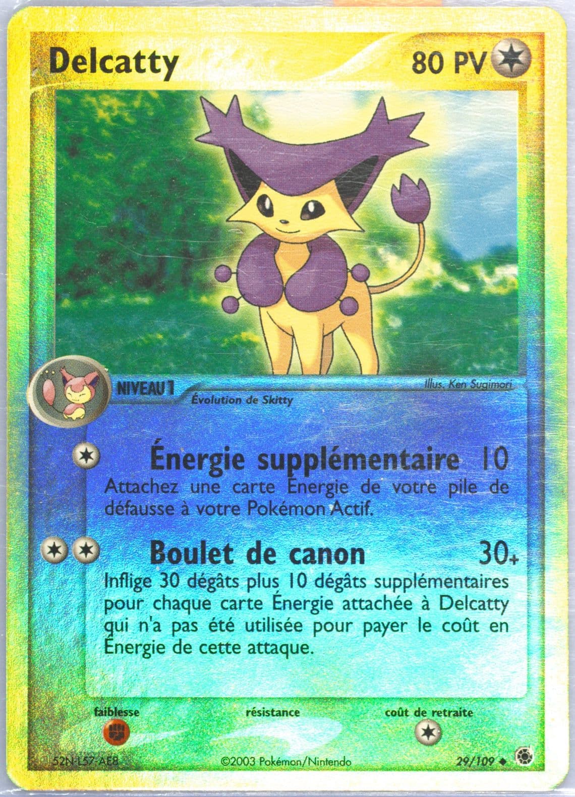 Delcatty-Reverse Foil French (29) 2003 Pokemon EX Ruby & Sapphire