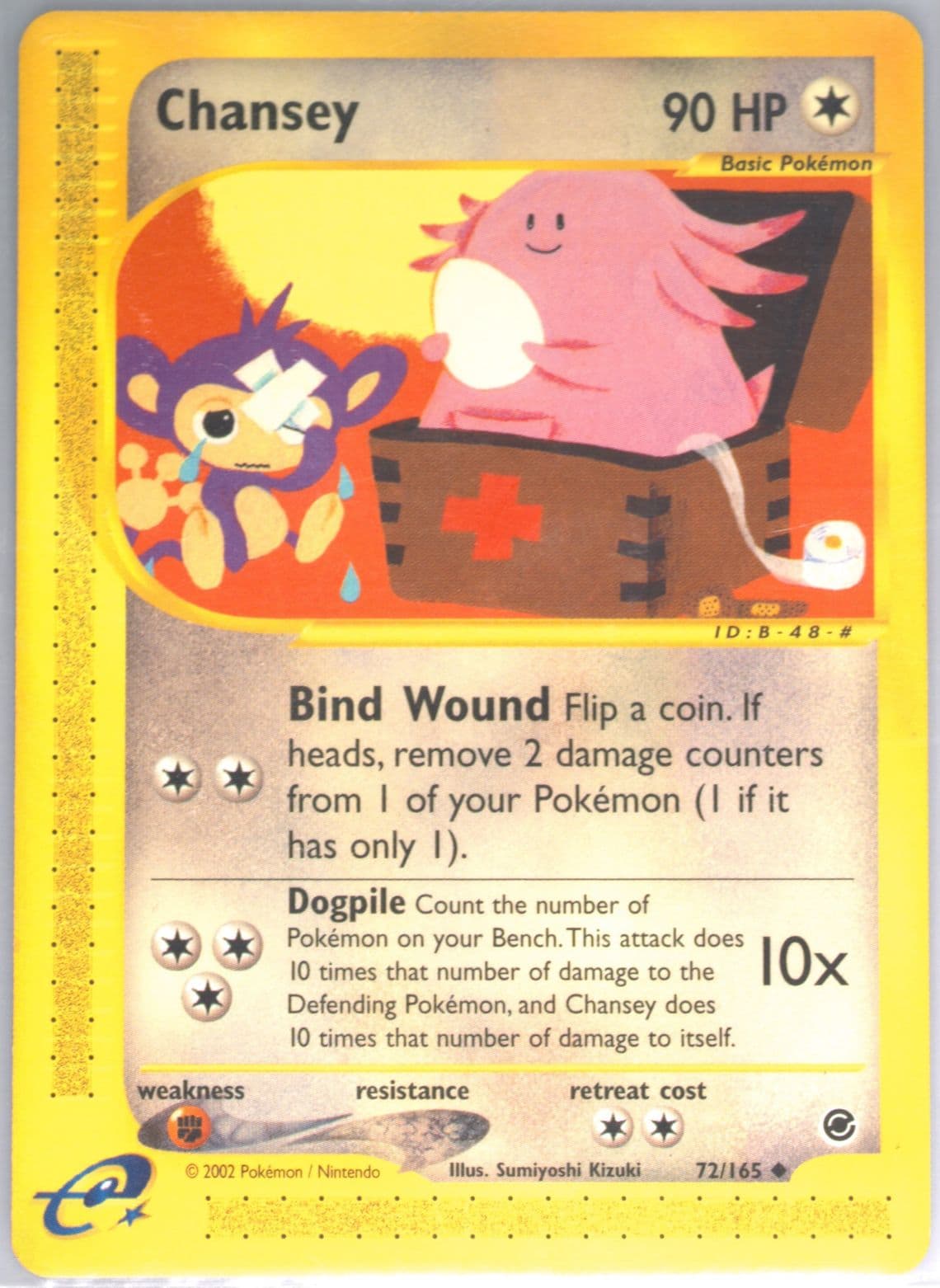 Chansey (72) 2002 Pokemon Expedition