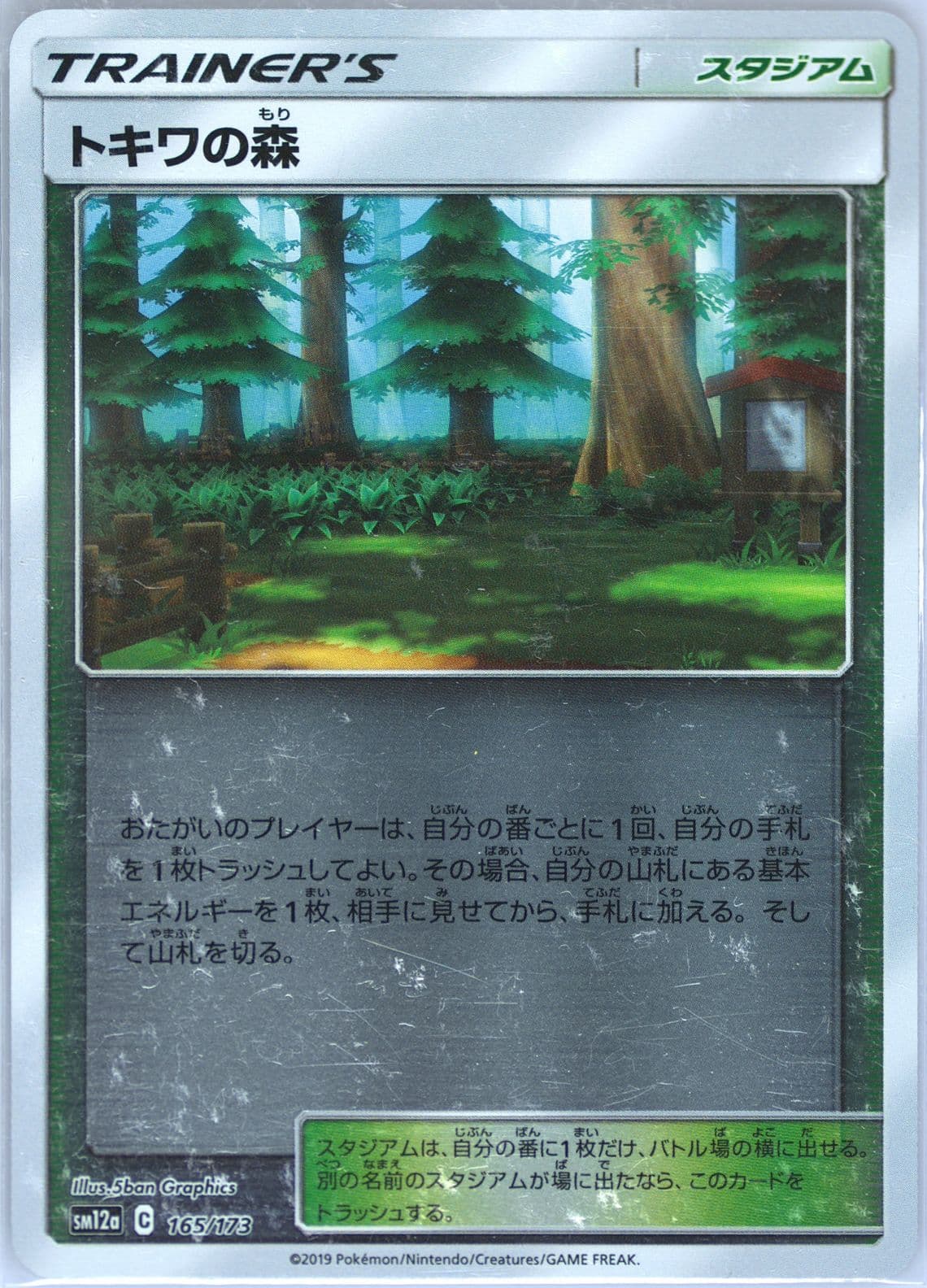 Viridian Forest (165) 2019 Pokemon Japanese Sun & Moon Tag Team GX All Stars