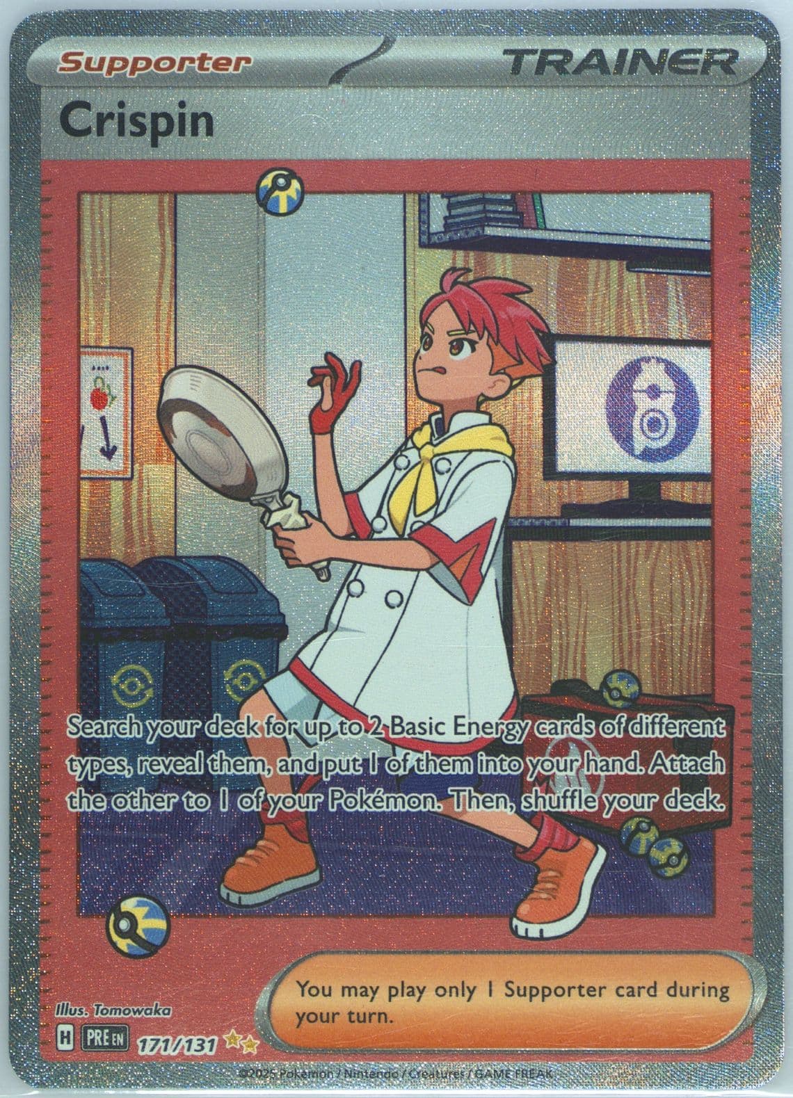 Crispin Special Illustration Rare (171) 2025 Pokemon Pre EN-Prismatic Evolutions