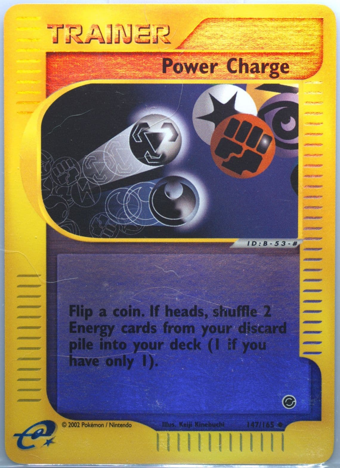 Power Charge-Reverse Foil (147) 2002 Pokemon Expedition