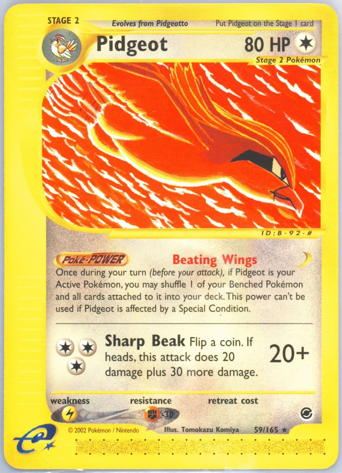 Pidgeot (59) 2002 Pokemon Expedition