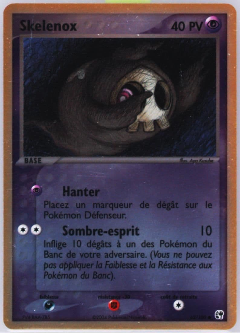 Skelenox-Reverse Foil (62) 2004 Pokemon French EX Sandstorm