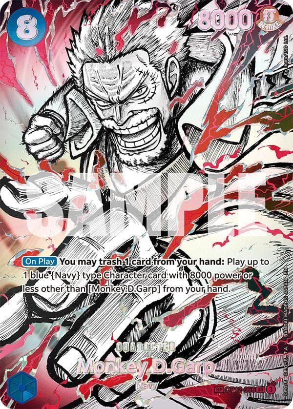 The World's Strongest Warriors Monkey.D.Garp (OP12-056) (SP) OP12056